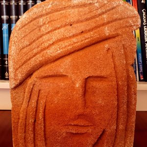 El yapımı otantik ev ve bahçe dekoru, orijinal figür, büst, biblo