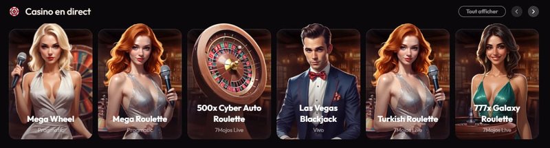 Madcasino live casino à France